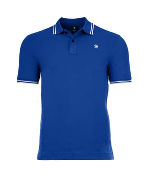 Herren Poloshirt von der Marke G-STAR RAW. Kleiner Logo-Print auf der Brust. Premium Stretch und Slim Fit.