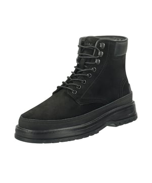 Robuste Workingboots von der Marke GANT. Aus Veloursleder mit Schnürung. Leder-Decksohle und profilierte Gummisohle. Innenfutter aus Wolle. Hochwertige Qualität.