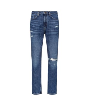 Men's Hugo 677 Regular-Fit Jeans.- Long jeans.- Distressed look.- Button and zip closure.- Side pocket.- Patch back pockets. Material: 100% Cotton. Ref: 50466700430.