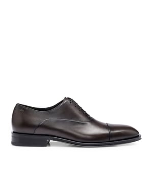 Mens Boss Derrek Oxford Shoes in brown.- Calf leather.- Lace-up fastening.- Seam detailing.- Branded leather insole.- Leather sole.- Ref: 50495997203