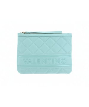 Womens Valentino Ada Crossbody Bag in light blue.- Zip fastening main compartment.- Internal pockets.- Tonal branding on the front.- Black diamond quilted fabric.- 100% Polyester.- Ref: VBE51O528F61