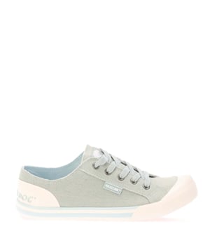 Rocket Dog's Jazzin Bondi Sneaker bieten mÃ¼helosen Alltagsstil in einem lebhaften Blauton. Diese lÃ¤ssigen Court-Style Stoffschuhe verbinden Komfort und Mode mit ihrem Textil-Obermaterial und der stÃ¼tzenden Gummisohle. Die plÃ¼schige Schaumstoffeinlegesohle sorgt fÃ¼r ganztÃ¤gige DÃ¤mpfung, wÃ¤hrend die leichte Konstruktion Sie nicht beschwert. Eine Gummiferse bietet zusÃ¤tzliche StabilitÃ¤t und das dezente Rocket Dog Branding vervollstÃ¤ndigt den Look. Perfekt zum Kombinieren mit Jeans oder Sommerkleidern fÃ¼r einen entspannten, coolen Style.
