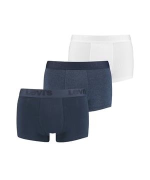 LEVI´S Herren Trunks für den alltäglichen Bedarf.
Weiches Baumwoll-Stretch Material bietet Komfort und Bewegungsfreiheit.
Figurbetonte Slim Fit Passform.