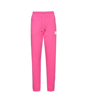 trainingsbroek voor het hele jaar - gerecycled wit hugo-logo siliconen badge - geribde manchetten en tailleband - verantwoordelijke cmia-stijl