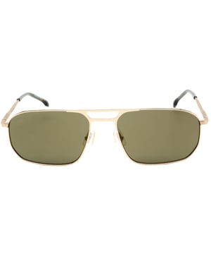 Maak een statement met deze Hugo Boss-zonnebril. Ze zijn vervaardigd met stijl en elegantie en bieden 100% UV-bescherming, waardoor ze het perfecte accessoire zijn voor een onvergetelijke look. Het perfecte accessoire om je stijl een boost te geven! Lensbreedte = 59 mm, neusbrugbreedte = 18 mm, armlengte = 145 mm, gemaakt in China Hugo Boss Gold 1446 0J5G zonnebril Zonnebrillen, zonnebrillenkoker, schoonmaakdoekje en onderhoudsinstructies allemaal inbegrepen, 100% bescherming tegen UVA- en UVB-zonlicht en conform Brits Norm EN 1836:2005 Stijlcode: 1446 0J5G