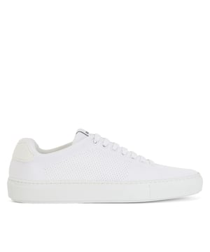 Verantwoorde schoenen van BOSS. Gemaakt in Italië. Schoon en vol Repreve gestructureerd breisel gemaakt van gerecycled plastic. Volledig ongevoerd. Rubberen zool met onderkant kleur op kleur met bovenwerk.