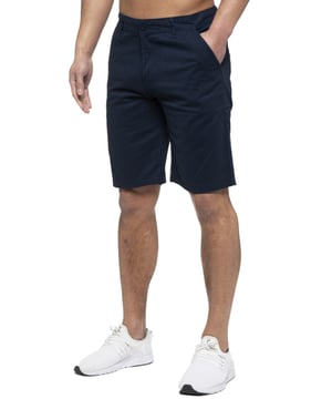 Enzo Mens Designer Regular fit Chino Shorts. Features 2 front pockets, 2 back pockets and Zip Fly Fastening. Perfect for summer.