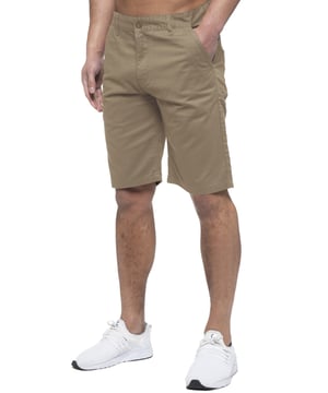 Enzo Mens Designer Regular fit Chino Shorts. Features 2 front pockets, 2 back pockets and Zip Fly Fastening. Perfect for summer.