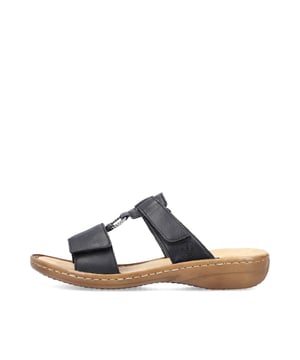 Rieker 60885-00 Womens Sandals Black

 Upper Material: Faux Leather

Lining Material: Textile

Sole Material: RIRICON-sole

Closure/Fastening: Slip-On

Features: Comfort,Breathable

Shoe Width: Relaxed

Item Weight: 0.616 KG

Heel Height: Flat (Under 2.5cm)

Sandal Style: Open Toe
Product Code: 60885-00