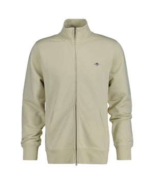 Zipper-Cardigan von der Marke GANT. Stehkragen und aufgesetzte Taschen. Weiche Loopback-Qualität aus Baumwoll-Mischung - sportlicher Look in bester Qualität.