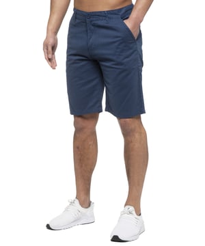 Enzo Mens Designer Regular fit Chino Shorts. Features 2 front pockets, 2 back pockets and Zip Fly Fastening. Perfect for summer.