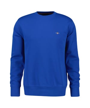 Klassischer Rundhals-Sweater von der Marke GANT. Weiche Loopback-Qualität aus angenehm weicher Baumwoll-Mischung - ein Allrounder für jede Jahreszeit.