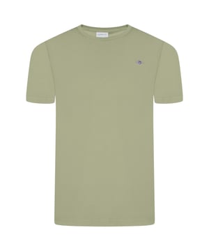 Featuring a small-scale shield graphic embroidered at the chest, this T-shirt is crafted from cotton with a fine rib at the neckline for ultimate comfort.