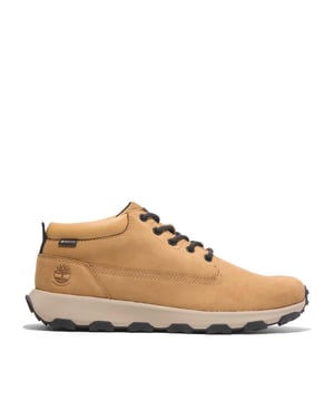 Timberland Winsor Park Waterproof Trainers in tarwe.- Bovenwerk gemaakt van waterdicht Premium Timberland® leer.- Vetersluiting.- GORE-TEX bootie constructie.- EVA voetbed.- ReBOTL™ stoffen voering met 50% gerecycled PET plastic.- Rubberen loopzool.- Ref: A41J77541