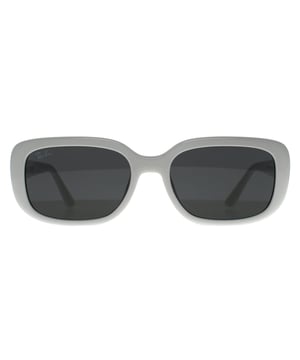 Las gafas de sol Ray-Ban Rectangle Womens Polished Black Dark Grey RB4421D Bio Based ofrecen un atrevido diseño cuadrado fabricado con materiales ligeros de base biológica para una elección más sostenible. Con un ajuste de puente bajo y líneas elegantes y esculpidas, combinan la modernidad con la comodidad durante todo el día. Una montura contemporánea que ofrece el estilo clásico de Ray-Ban con un toque ecológico.