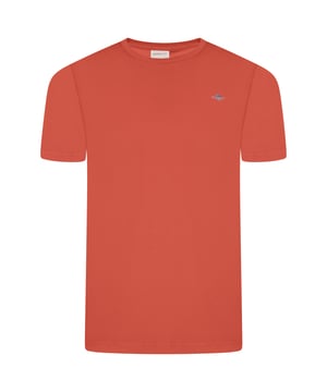 Featuring a small-scale shield graphic embroidered at the chest, this T-shirt is crafted from cotton with a fine rib at the neckline for ultimate comfort.