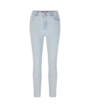 regular fit - high rise - authentic blue wash