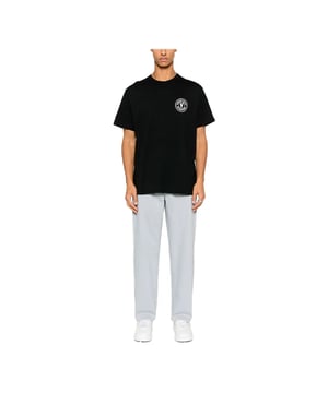 T-Shirt Versace Couture Homme Schwarz Baumwolle. Authentisches Kleidungsstück der Marke Versace - Streetwear/Sportswear-Design von Versace - Versace für Herren Fashion, perfekt für den Alltag - Schwarzes Versace T-Shirt lässt sich ideal mit dem Rest Ihrer Garderobe kombinieren - bequeme Baumwollqualität - klassisch - Couture -