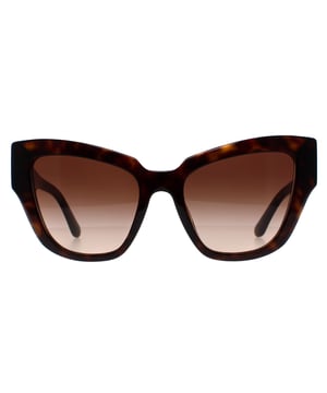 Dolce & Gabbana Cat Eye Womenss Havana Brown Gradient DG4404  Sunglasses are a stylish and fashionable accessory designed for Womens who want to stand out from the crowd. These sunglasses from Dolce & Gabbana feature a bold and angular frame made of high-quality acetate, which gives them a modern and chic look. The sleek and streamlined design is accentuated by the iconic Dolce & Gabbana logo on the temples, which adds a luxurious and recognizable touch to the sunglasses.
