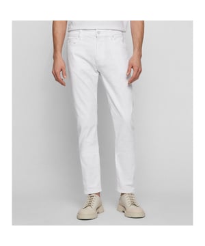 Mens Boss Keith-1 Jeans in natural.- Classic 5 pocket styling.- Zip fly and button fastening.- Belt loops.- Signature branded leather patch at the rear.- Tapered fit.- Ref: 50473984101