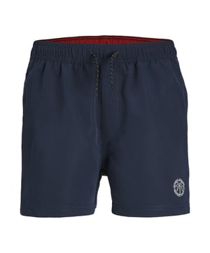 
Jack and Jones jongens zwemshort JPSTFIJI in effen kleur. De Jack & Jones zwembroek is voorzien van een elastische tailleband met trekkoord, twee zijzakken en een achterzak. Een onmisbaar onderdeel van jouw perfecte stranddag dus! Gemaakt van een geweven blend van 50% gerecycled polyester en 50% polyester.