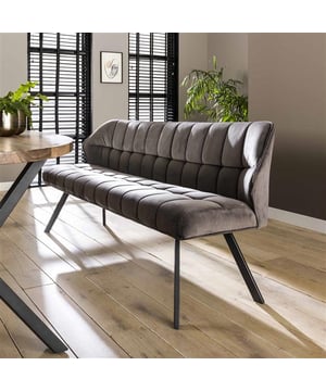 
Deze eigentijdse eetkamerbank is uitgevoerd in velvet. Velvet is een glanzende en fijne stof die bekend staat om haar flexibiliteit en sterkte. De bank beschikt over een hele comfortabele zitting en is mooi afgewerkt met een poedercoat finish op de poten. Deze eetkamerbank geeft aan ieder huis een chique en trendy look.Over het merkWij zijn continu bezig met het samenstellen van stoere collecties die naast functioneel ook nog is heel trendy zijn. Veel van ons assortiment is zo ontworpen dat het leuk bij elkaar staat in elke kamer, daarom raden wij zeker aan om even een kijkje te nemen in ons assortiment voor leuke matchende items! - Afmeting: 58x180x81 - Kleur: Grijs - Materiaal: Stof