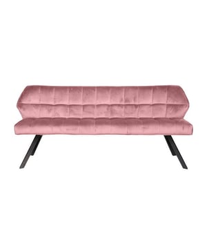 
Deze eigentijdse eetkamerbank is uitgevoerd in velvet. Velvet is een glanzende en fijne stof die bekend staat om haar flexibiliteit en sterkte. De bank beschikt over een hele comfortabele zitting en is mooi afgewerkt met een poedercoat finish op de poten. Deze eetkamerbank geeft aan ieder huis een chique en trendy look.Over het merkWij zijn continu bezig met het samenstellen van stoere collecties die naast functioneel ook nog is heel trendy zijn. Veel van ons assortiment is zo ontworpen dat het leuk bij elkaar staat in elke kamer, daarom raden wij zeker aan om even een kijkje te nemen in ons assortiment voor leuke matchende items! - Afmeting: 1,80x0,58x0,81 - Kleur: Roze - Materiaal: Velvet