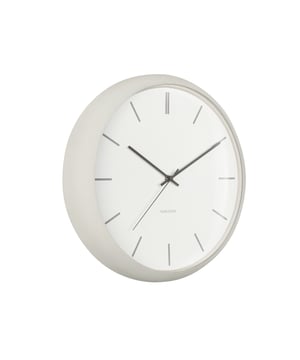 
De wereld ligt aan je voeten met de Nirvana Globe wandklok van Karlsson. De speelse ijzeren klok dankt zijn naam aan zijn ronde jasje en hoort bij de succesvolle Globe-serie van Karlsson. De stijlvolle klok heeft naast zijn wereldse karakter ook een industriële look door het ijzeren frame. De Nirvana Globe wandklok komt in de kleuren warm grey, sand brown en dark warm grey. - Afmeting: 12x40x40cm - Kleur: Grijs - Materiaal: Metaal