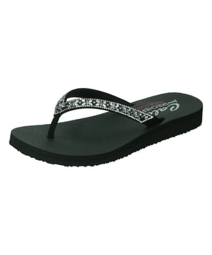 
<div>De Skechers Meditation Butterfly Garden Teenslipper zijn lichte teenslippers voor dames. Deze casual vegan teenslipper heeft een synthetisch bovenwerk met steentjes in de vorm van vlinders op een gewatteerd en comfortabel voetbed van Yoga FoamÂ®.<br><br><ul><li>Synthetisch bovenwerk met vlinderjuweeltjes </li><li>Lichtgewicht tussenzool </li><li>Flexibele buitenzool met grip </li><li>Hakhoogte van 1,3 cm </li><li>Dempend en comfortabel voetbed van Yoga FoamÂ® </li><li>Gemaakt van 100% vegan-materialen </li></ul> </div>