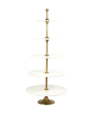 Shop dit prachtige artikel van Light & LivingLight & Living - Etagere 5 laags Ø79x175 cm VERMENTINO marmer wit is gemaakt en ontwerpen door het Nederlandse merk Light & Living.De belangrijkste kenmerken van het artikel zijn als volgt:Kleur: WitProduct Lengte: 79Product Breedte: 79Producht Hoogte: 175Gewicht: 60.68Light & Living werd meer dan vijftig jaar geleden opgericht. We begonnen met het maken van lampenkappen in een kleine fabriekshal. Al snel kwamen daar lampen bij, zodat we een totaal verlichtingsconcept konden aanbieden. Na vele jaren actief te zijn geweest op de verlichtingsmarkt, zijn we gaan uitbreiden met betaalbare woonaccessoires en (klein)meubelen.Wij weten als geen ander dat thuis de plek is waar mensen zich vaak het prettigst voelen. Een eigen plek, ingericht met comfortabele meubels en sfeervolle verlichting. We denken graag met je mee. Daarom reizen we de hele wereld over op zoek naar de mooiste verlichting en woondecoratie. We zijn altijd op zoek naar dat ene speciale item waar ons hart sneller van gaat kloppen. Deze momenten leggen we vast en vertalen we naar onze producten.Twee keer per jaar presenteren we een nieuwe seizoenscollectie. Zo weten we je elke keer weer te inspireren! - Afmeting: Ø79x175 - Kleur: Wit - Materiaal: Beton/ Steen