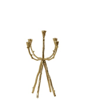 
Shop dit prachtige artikel van Light & LivingLight & Living - Kandelaar 5L 31x31x48 cm RANICA goud is gemaakt en ontwerpen door het Nederlandse merk Light & Living.De belangrijkste kenmerken van het artikel zijn als volgt:Kleur: GoudProduct Lengte: 31Product Breedte: 31Producht Hoogte: 48Gewicht: 0.96Light & Living werd meer dan vijftig jaar geleden opgericht. We begonnen met het maken van lampenkappen in een kleine fabriekshal. Al snel kwamen daar lampen bij, zodat we een totaal verlichtingsconcept konden aanbieden. Na vele jaren actief te zijn geweest op de verlichtingsmarkt, zijn we gaan uitbreiden met betaalbare woonaccessoires en (klein)meubelen.Wij weten als geen ander dat thuis de plek is waar mensen zich vaak het prettigst voelen. Een eigen plek, ingericht met comfortabele meubels en sfeervolle verlichting. We denken graag met je mee. Daarom reizen we de hele wereld over op zoek naar de mooiste verlichting en woondecoratie. We zijn altijd op zoek naar dat ene speciale item waar ons hart sneller van gaat kloppen. Deze momenten leggen we vast en vertalen we naar onze producten.Twee keer per jaar presenteren we een nieuwe seizoenscollectie. Zo weten we je elke keer weer te inspireren! - Afmeting: Ø31x48 - Kleur: Goud - Materiaal: Metaal