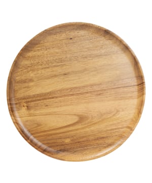 
QUVIO Houten dienblad rond - Diameter van 25.5 cm Het houten dienblad van QUVIO is rond en is zeker geen standaard dienblad. Dit dienblad is volledig gemaakt van mooi afgewerkt hout en de profielen in het hout zijn nog mooi te zien. Dit dienblad doet je waarschijnlijk denken aan een blad die ze ook in de wijnlanden gebruiken om het eten en de wijn op te serveren. Dat bourgondische is ook precies wat dit dienblad moet uitstralen.  Specificaties Diameter 25,5 cm Te gebruiken als serveerschaal, borrelplank of snijplank Materiaal: Metaal en hout  Ambachtelijk geslepen dienblad De uitstraling van dit mooie houten en ronde dienblad zullen je als eerst opvallen. Dit komt omdat het hout mooi afgewerkt is. Het hout is vervolgens mooi in vorm geslepen en daardoor heb je nu een prachtig groot dienblad waarvan je details goed kan zien. Dit dienblad is te verkrijgen in drie verschillende versies. Het L formaat dienblad is het grootste met een doorsnee van ruim 25,5 centimeter. Doordat dit dienblad zo groot is, kun je er lekker veel op kwijt. Zo maakt het een geschikt dienblad voor het serveren van glazen en van eten voor een leuke borrel. Door de beschermingslaag op het hout, is dit dienblad ook ideaal om op te snijden. Dit is handig wanneer je iedereen de mogelijkheid wilt geven om zijn eigen broodjes te snijden of om het bijvoorbeeld te gebruiken als een snijplank voor kaas. Het materiaal is zo stevig en goed afgewerkt dat dit dienblad niet snel beschadigd zal raken. Dit is natuurlijk ideaal, want de duurzaamheid van dit dienblad onderscheidt het van andere snijplanken. Met dit dienblad heb je ook een mooie bijpassende aanvulling op tafel. Deze dienbladen zien er van zichzelf als bourgondisch uit. Het enige wat je dus hoeft te doen is te zorgen voor een aanvullende aankleding op de tafel om het plaatje helemaal compleet te maken.Materiaal: HoutKleur: BruinAfmetingen: Hoogte: 2.5CM x breedte: 25.5CM x Lengte: 25.5CM