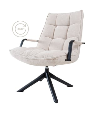
Fauteuil Dorus met armleuning is een comfortabele aanwinst voor in het interieur. De gestikte rug zorgt samen met de armleuningen voor een zachte en comfortabele zit en is bekleed met een boucle stof. Dit gecombineerd met het stoere draaibare zwarte metalen frame, zorgt voor een moderne uitstraling! Relaxfauteuil Dorus is een perfecte match met Hocker Dorus van het merk Home67! Samen met de bijpassende hocker kun je hierin uren ontspannen zitten en genieten. Fauteuil Dorus is verkrijgbaar in verschillende kleuren en stoffen: - Cowboy stof: Cognac 215, Grey 104 en Olive 411. - Adore Velvet stof: Brown 04, Old Pink 30, Army Green 29, Petrol 24, Gold 15 en Dark Grey 10. - Fusion stof: Shell 111, Rust 272, Army 355, Desert 170 en Graphite 460.- Boucle stof: Naturel. Merk: Home67 Materiaal: Metaal,Synthetisch Kleur: Wit EAN: 8720791960353