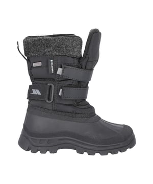 
Jongens sneeuwschoenen. Geïsoleerde en warme fleecevoering. Waterdichte rubberen buitenzool. Waterafstotend bovenwerk van textiel. Verstelbare aanraaksluiting. Sherpa fleece kraag. Bovenstuk: 60% Textiel/Sherpa fleece, Voering: Fleece, Buitenzool: 40% Rubber. Dik gewatteerd voor een comfortabele pasvorm neem een maat groter.