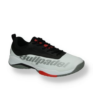 
Bullpadel Tennis padel Padel Padel schoenen van het materiaal en in de kleur Wit-zwart.