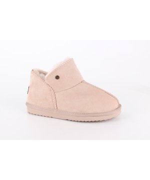 
Warmbat Willow BLUSH  pantoffel (gesloten hiel) dames in de kleur rood materiaal suède maat 39 binnenvoering Schaapsvacht materiaal zool