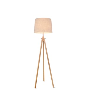 
De Maytoni Calvin vloerlamp (Ø51 cm) in beige is een stijlvolle en functionele toevoeging aan elk interieur. Deze elegante lamp combineert een houten tripod voet met een zachte, beige katoenen lampenkap, creërend een warme en uitnodigende sfeer in uw woonkamer, slaapkamer of kantoor. Met zijn praktische voetschakelaar en dimmogelijkheden (externe dimmer nodig) geniet u van optimaal comfort en aanpasbare verlichting.Het minimalistische Scandinavische design van de Calvin vloerlamp is tijdloos en past moeiteloos in diverse interieurstijlen, van modern tot klassiek. De hoogwaardige materialen, zoals hout, metaal en katoen, zorgen voor een duurzame en luxe uitstraling. De kegelvormige lampenkap verspreidt het licht zacht en gelijkmatig, waardoor er een aangename en comfortabele ambiance ontstaat. De stabiele tripod voet zorgt voor een veilige en elegante basis.MerkMaytoniTypeVloerlampArtikelnummerZ177-FL-01-BRHoogte161,5 cmDiameter51 cmSnoerlengte2 meterMateriaal KapKatoen (op PVC)Materiaal VoetHout en MetaalMateriaal StangChroomKleur KapBeigeKleur VoetHoutenFittingE27Max. Wattage60W (LED 10W)VoltageAC 220-240VDimbaarJa (externe dimmer)SchakelaarVoetschakelaarGewicht (netto)2 kgGewicht (bruto)2,54 kgGarantie2 jaar