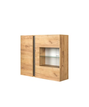 
Wandmeubel Sharons choice is een set van 4 meubels met ruime opbergmogelijkheden, uitgevoerd in de kleur Gouden ambachtelijke eik en Donkere steen. De deur is strak afgewerkt met een in-keeping waardoor het meubel daardoor handmatig te openen is.Dit meubelstuk is in een serie verkrijgbaar en kunnen gezamenlijk in dezelfde ruimte geplaatst worden, maar natuurlijk ook individueel in verschillende ruimtes. Door zijn strakke uitstraling is dit meubel perfect passend in een modern interieur! De set is in mat uitgevoerd.Vanwege de robuuste uitstraling is de wandkast een eyecatcher en vult net dat lege plekje in de woonkamer op.Wandkast Sharons choice is gemaakt van hout afgewerkt in eiken met grijs.Deze wordt in dozen geleverd en dien je zelf nog even in elkaar te zetten. De bijgeleverde montagebenodigdheden en een duidelijke handleiding zorgen voor een eenvoudige montage! De woonkamer is een modulair systeem dat actuele kleuren en functionele geometrische vormen combineert met constructivistische motieven.(96.4x30x82 cm)  Draaideuren op scharnieren met vier scharnieren zonder deursluiters. Verlichting - LED-strip achter een glasplaat. Het push-to-open-mechanisme wordt gebruikt.