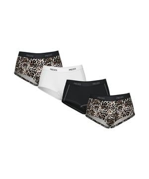 
PCLOGO LADY 4 PACK AOP/SOLID NOOS B