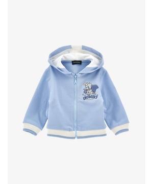 
Het Monnalisa Vest in Celeste Panna uit de Dombo collectie heeft een ritssluiting en dombo geborduurd op de borst. Combineer het vest met de bijpassende Monnalisa joggingbroek.