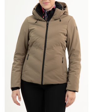
Met de FALCON Rubina Jack Ski voor dames ben je helemaal klaar voor de winterse avonturen op de piste. Deze jas combineert een trendy design met functionaliteit, zodat je er niet alleen goed uitziet maar ook goed beschermd bent tegen de kou en sneeuw.

Het belangrijkste voordeel van de FALCON Rubina Jack Ski is de uitstekende isolatie en waterdichtheid. Dankzij de geavanceerde materialen en technologieën blijf je warm en droog, zelfs tijdens de meest intense ski- of snowboardritten. Daarnaast zorgt de ademende stof ervoor dat je niet oververhit raakt tijdens inspannende activiteiten.

De FALCON Rubina Jack Ski is voorzien van handige extra's, zoals een afneembare capuchon, meerdere steekzakken en een skipaszak voor het gemakkelijk opbergen van je essentials. Het vrouwelijke design met een aansluitende pasvorm en contrasterende kleuraccenten zorgt ervoor dat je er stijlvol uitziet op de piste.

Kortom, de FALCON Rubina Jack Ski is de perfecte metgezel voor elke wintersportliefhebber die