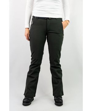 
Luhta Joentaus Dames Softshell Ski Broek

 Softshell broeken zijn helemaal hot! En dat is niet voor niks deze broeken zijn super comfortabel, sluiten mooi aan en je hebt alle bewegingsvrijheid die je nodig hebt wanneer je van de piste gaat. De broek is winddicht en waterafstotend. De broek heeft een elastische riem waarmee je de broek kan verstellen naar de perfecte pasvorm.

 Luhta Joentaus Dames Sofshell Skibroek

 De broek heeft twee zijzakken met ritssluiting waar je kleine eigendommen in kan stoppen. De skibroek heeft zijritsen waarmee je meer ruimte krijgt en de broek gemakkelijk aan en uit kan trekken. De broek is voorzien van sneeuwvangers bij de pijpen.



Maatinformatie

Ons model is 1,72m en draagt broekmaat 40. Van jassen en skipulli’s draag ons model maat 38.


 Plus en Minpunten:

 Pluspunten:

 + Slank model
+ Softshell
+ Waterafstotend