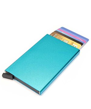 Het is Dstrct sale op V&D. Dit item nu met hoge korting in de Dstrct outlet!
<p>Een lichtblauwe metallic pasjeshouder van Figuretta. Deze pasjeshouder gemaakt van aluminium is de veiligste pasjeshouder voor al je bankpasjes, creditcards en ID-pasjes en blokkeert RFID-scanners. De stevige aluminium behuizing zorgt voor bescherming tegen beschadiging en slijtage.</p>
<p>De cardprotector is compact, overzichtelijk en bijzonder gebruiksvriendelijk. In de houder passen 6 pasjes en/of creditcards.</p>
<p>Afmetingen: 10 cm hoogte x 6,2 cm breedte x 0,7 cm dikte</p>
