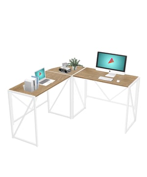 
Maximaliseer je werkruimte met dit stijlvolle hoekbureau. Ontworpen om in elke hoek te passen, biedt het ruim voldoende werkoppervlak voor al je benodigdheden zonder veel ruimte in beslag te nemen. De stevige constructie en moderne look maken dit bureau een praktische én stijlvolle keuze voor je thuiskantoor of studeerkamer.Maximaliseer je werkruimte met dit stijlvolle hoekbureau. Ontworpen om in elke hoek te passen, biedt het ruim voldoende werkoppervlak voor al je benodigdheden zonder veel ruimte in beslag te nemen. De stevige constructie en moderne look maken dit bureau een praktische én stijlvolle keuze voor je thuiskantoor of studeerkamer. Kleur: wit