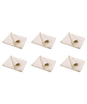 
Stijlvol tafelen met QUVIO's duurzame katoenen servet Ontdek de perfecte aanvulling voor op jouw eettafel met de QUVIO servetten. Deze elegante, beige katoenen servetten hebben een royaal formaat van 40 x 40 cm. Geschikt voor zowel dagelijks gebruik als speciale gelegenheden, kunnen ze worden gebruikt als decoratief element bij een mooi diner of om je handen af te vegen tijdens de maaltijd.   Productspecificaties: Merk: QUVIO Beige Materiaal: Katoen Afmeting: 40 x 40 cm Geschikt voor decoratieve tafelversiering en het schoon houden van je kleding  Gewicht: 250 gram Set van 6  Duurzaamheid QUVIO's herbruikbare katoenen servetten dragen bij aan het verminderen van afval door hun lange levensduur. In tegenstelling tot wegwerppapieren servetten, die na een enkel gebruik worden weggegooid en zo bijdragen aan de afvalberg, kunnen deze katoenen servetten keer op keer worden gewassen en hergebruikt. Op deze manier dragen ze bij aan het verminderen van afval en zijn ze een goede keuze voor milieubewuste consumenten die streven naar een duurzamere levensstijl.  Formaat servet Met een royale afmeting van 40x40 cm bieden de servetten voldoende ruimte voor verschillende toepassingen aan tafel. Dit formaat maakt ze ideaal voor zowel alledaags gebruik als speciale gelegenheden. Of het nu gaat om het plaatsen op de schoot tijdens een formeel diner of het gebruiken als servet bij een informele maaltijd, deze servetten passen perfect.  Warme tafelsetting met de QUVIO servetten De beige katoenen servetten van QUVIO passen perfect bij een eenvoudige en toch stijlvolle tafelschikking. De ingetogen kleur en het simpele ontwerp voegen een vleugje warmte toe aan elke maaltijd, of het nu gaat om een intiem diner met vrienden of een feestelijke familiebijeenkomst. Combineer ze met natuurlijke materialen zoals houten servies en gouden accenten voor een gezellige sfeer.Materiaal: KatoenKleur: BeigeAfmetingen: Hoogte: CM x breedte: 40CM x Lengte: 40CM