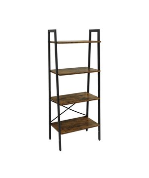 
Furnilux Staande Boekenkast - Ladderrek met 4 niveaus - Metaal Ontdek de veelzijdigheid en duurzaamheid van de Furnilux Staande Boekenkast. Dit ladderrek met 4 niveaus is de ultieme multifunctionele opslagoplossing, speciaal ontworpen om te voldoen aan al je opslagbehoeften. Gemaakt van metaal en MDF, biedt deze boekenkast een robuuste en stabiele constructie. Het stijlvolle ontwerp past perfect in elk modern interieur en biedt voldoende ruimte voor boeken, planten en andere decoratieve items. Met de Furnilux Staande Boekenkast haal je niet alleen een praktisch meubel in huis, maar ook een stijlvolle toevoeging aan je interieur. Pluspunten Robuuste constructie met X-steunen en verstelbare voeten voor superieure stabiliteit. Gemaakt van duurzaam metaal en MDF voor langdurige kwaliteit. Ruime opslagmogelijkheden met afmetingen van 34 x 56 x 138 cm. Veelzijdig in gebruik als boekenkast, plantenrek of opbergmeubel. Eenvoudige montage met duidelijke handleiding. Robuuste en Stabiele Constructie De Furnilux Staande Boekenkast is voorzien van X-steunen en verstelbare voeten, wat zorgt voor een superieure stabiliteit. Dit maakt het mogelijk om zware items veilig op te bergen zonder dat de kast wiebelt of instabiel aanvoelt. De stevige constructie van metaal en MDF garandeert een lange levensduur, waardoor je jarenlang plezier hebt van deze boekenkast. Veelzijdig en Ruimtebesparend Ontwerp Dankzij het slimme ontwerp van de Furnilux Staande Boekenkast kun je deze in verschillende ruimtes gebruiken. Of je nu extra opbergruimte nodig hebt in de woonkamer, slaapkamer, keuken of kantoor, deze boekenkast past overal. Het ladderrek met 4 niveaus biedt voldoende ruimte voor boeken, planten, decoratieve items en meer, terwijl het ruimtebesparende ontwerp ervoor zorgt dat je optimaal gebruik maakt van de beschikbare ruimte. Duurzame Materialen en Eenvoudige Montage De combinatie van metaal en MDF zorgt voor een duurzame en stevige boekenkast die bestand is tegen dagelijks gebruik. De eenvoudige montage met een duidelijke handleiding maakt het mogelijk om de kast snel en moeiteloos in elkaar te zetten. Binnen een mum van tijd heb je een stijlvolle en functionele opbergoplossing in huis. Specificaties Kleur: Zwart|Bruin Materiaal: Metaal|MDF Afmetingen (LxBxH): 56 x 34 x 138 cm Verpakkingsinhoud: 1 x boekenkast Type: Staande boekenkast Aantal niveaus: 4 Montage: Eenvoudige montage met duidelijke handleiding Kleur: zwart, bruin