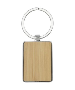 
90% Bamboe, 10% Zinklegering. Lengte: 5cm. Breedte: 3cm. Ontwerp: Rechthoekig. Metalen behuizing. Verpakking: Papieren Envelop, Gerecycleerd. Geschikt voor: Lasergraveren.