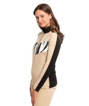 
Icepeak Wintersport Skipully van het materiaal en in de kleur Beige.