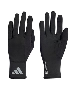 
de Adidas sportieve handschoenen?

Met de Adidas sportieve handschoenen ben je verzekerd van comfort, functionaliteit en duurzaamheid tijdens al je activiteiten. Dankzij het AEROREADY-materiaal blijven je handen droog en comfortabel, ongeacht de intensiteit van je workout. Bovendien zijn de handschoenen touchscreen-compatibel, waardoor je je telefoon kunt blijven gebruiken zonder je handschoenen uit te doen.

De reflecterende details zorgen ervoor dat je ook bij weinig licht goed zichtbaar bent, wat ideaal is tijdens ochtend- of avondtrainingen. Daarnaast is het duurzame design van de handschoenen gemaakt van minstens 40% gerecyclede grondstoffen, waardoor je bijdraagt aan het verminderen van plastic afval.

De Adidas sportieve handschoenen zijn gemaakt van enkele jersey en sweaterstof, waardoor ze comfortabel en stretchy zijn. De handschoenen zijn verkrijgbaar in de kleur zwart met reflecterende zilveren details.

Kortom, met de Adidas sportieve handschoenen kies je voor comfort,