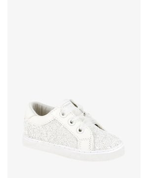 
Mayoral meisjes schoenen. Mooie witte glitters sneakers zijn altijd goed en past perfect onder een jurk, rok maar mar onder een lange broek.